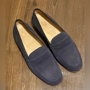 RAWLS SAN PENNY LOAFER - NAVY SUEDE UK10 US 11
